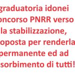 Idonei PNRR verso stabilizzazione e graduatoria permanente? Vedi come fare. Proposta arriva alla camera. Nuovo concorso pnrr2 banca dati pnrr2 nuovi quesiti di concorso docente